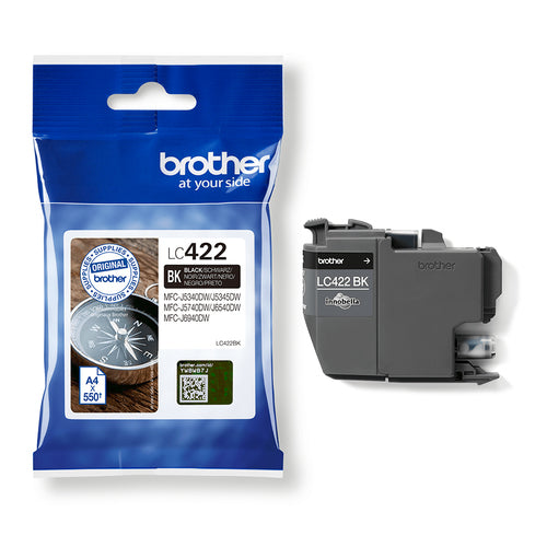 Brother LC-422BK ink cartridge 1 pc(s) Original Black Brother LC-422BK ink cartridge 1 pc(s) Original Black